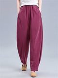 Fashion Oversized Retro Lantern Female Pants