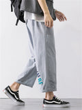 Japanese Style Cute Printed Loose Men's Pants