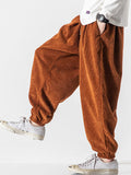 Men Corduroy Harem Pants