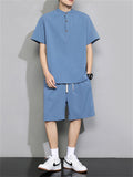 Men's Summer Vintage Cotton Linen Outfits