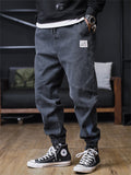 Loose Cargo Ankle-tied Long Students Male Jeans