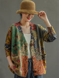 Chinese Style Printing Coat For Women