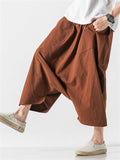 Men's Loose Solid Color Harem Pants