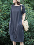 Simple Elegant Solid Color Long Dresses For Women