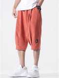 Stylish Summer Large Size Solid Drawstring Male Short Pants