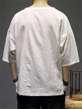 New Linen Chinese Style Solid Color Men's Shirts