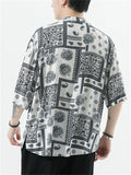 Summer Loose Retro Printed Shirts