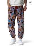 Trendy Cotton Printed Lantern Pants for Men