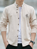 Men's Stylish Asian Inspired Button Up Shirts