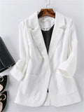 Cissot All-match Cotton Linen Comfy Jackets