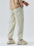 Spring Summer Cozy Fashion Men's Drawstring Ankle-tied Pants