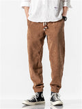 Fashion Solid Color Corduroy Pants