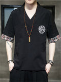 Hanfu Embroidered Loose New Design Men's Shirts