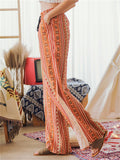 Colorful Long Female Beach Vacation Pants