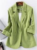 Cissot All-match Cotton Linen Comfy Jackets