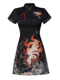 Stylish Slim fit Modern Qipao Dress