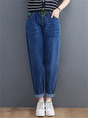 Slim Large Size Comfortable Harem Female Jeans