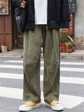 Trendy Casual Loose-fitting Men's Corduroy Pants