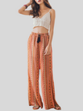 Colorful Long Female Beach Vacation Pants