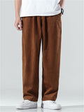 Spring Autumn Corduroy Loose Men's Pants For Outdoor Activities