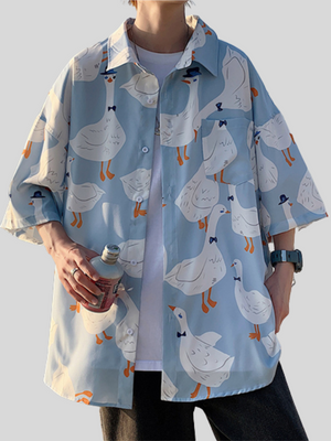 Retro Comfortable Soft Summer Vacation Shirts For Men