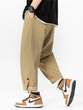 Boys Casual Cargo Loose Solid Color Pants