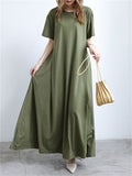 Simple Japanese Style Summer Slim Women's Dresses