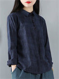 Comfy Simple Cotton Shirts For Lady