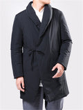 Men's Winter Warm Vintage Midi Coat