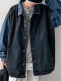 Men's Trending Men's Loose Denim Lapel Cool Street Jackets