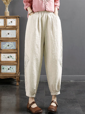 Printed Plus Size Harem Pants For Women