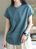 Essential Summer Pullover Simple Daily Wear Shirts For Women