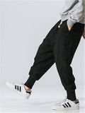 Comfort Drawstring Banded Ankle Linen Pants