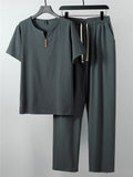 Men's Comfy Linen Two-Piece Set