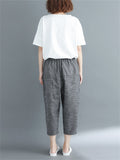 Casual Loose Stripe Harem Pants