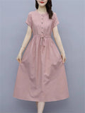 Gentle Summer New Cotton Linen Dresses