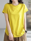 Essential Summer Pullover Simple Daily Wear Shirts For Women