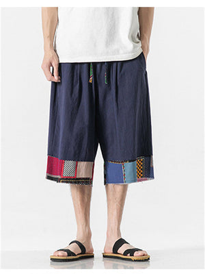 Chinese Style Retro Beach Pants For Men