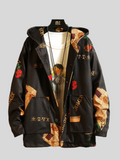 Printed Large Size Students Men's Jackets