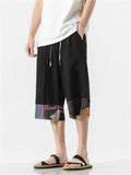 Chinese Style Retro Beach Pants For Men