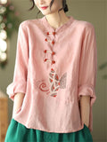 Relaxed Women's Shirts With Special Buttons