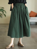 Women's Early Autumn New Arrival Wave Dot Skirt