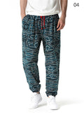 Trendy Cotton Printed Lantern Pants for Men