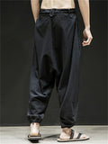 Loose Elastic Large  Size Pants For Men