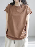 Essential Summer Pullover Simple Daily Wear Shirts For Women