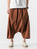 Men's Loose Solid Color Harem Pants