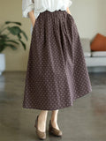 Women's Early Autumn New Arrival Wave Dot Skirt