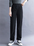 Plush Thick Autumn Winter Corduroy Warm Harem Pants For Women