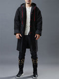 Old Casual Special Buttons Long Coats For Men