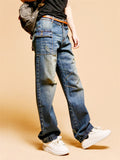 High Waist Autumn Bloomers Jeans For Women